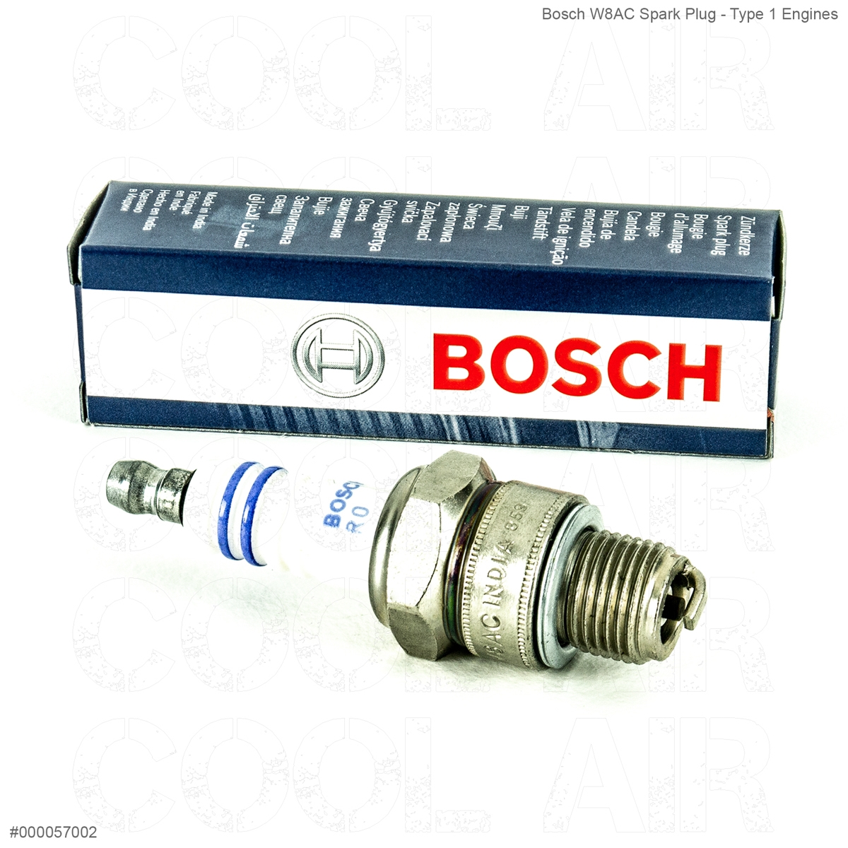 Bosch W8AC Spark Plug Type 1 Engines Short Reach